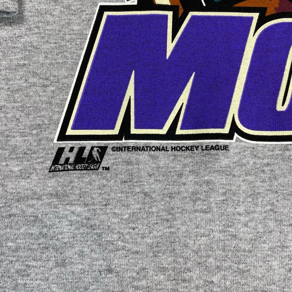 Vintage Manitoba Moose IHL Hockey short sleeve tee shirt - Picture 7 of 11